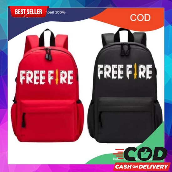 Tas Anak Murah Ransel Simple Trendy Premium Lucu Bagus Kekinian Import Tas Sekolah Free Fire Anak La
