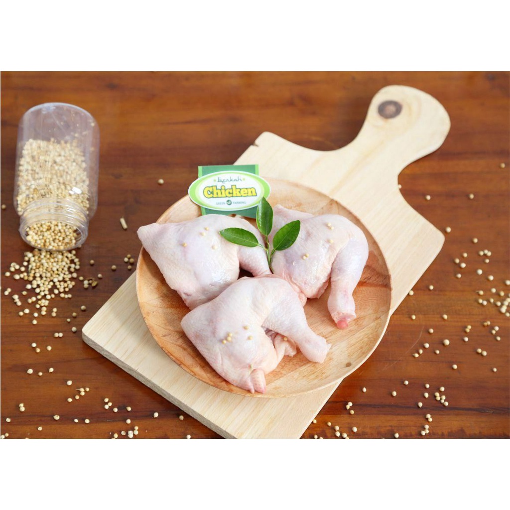 

Paha Ayam Utuh Organik Chicken Whole Thighs 900-1000 Gram Halal MUI