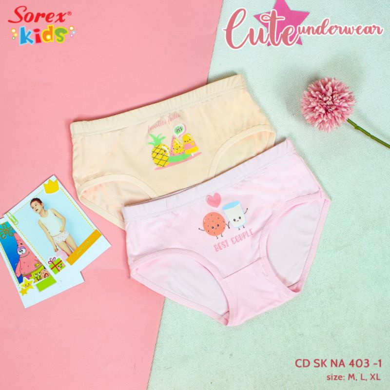 Sorex Kids NA 403 cute Celana dalam anak perempuan