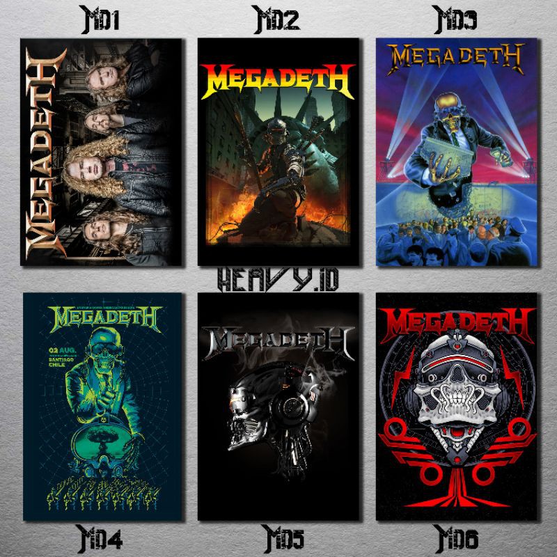 POSTER BAND A3 MEGADETH