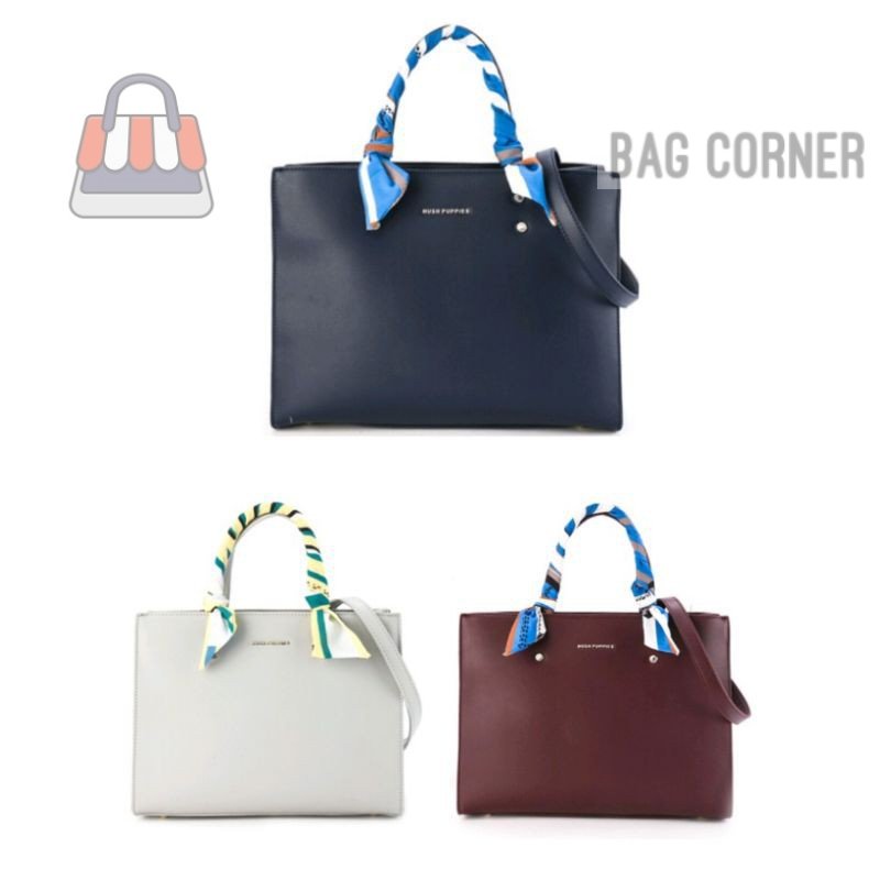 BagCorner - TERBARU HUSH PUPPIES CUBIE TOP HANDLE TAS SLEMPANG WANITA NEW ARRIVAL