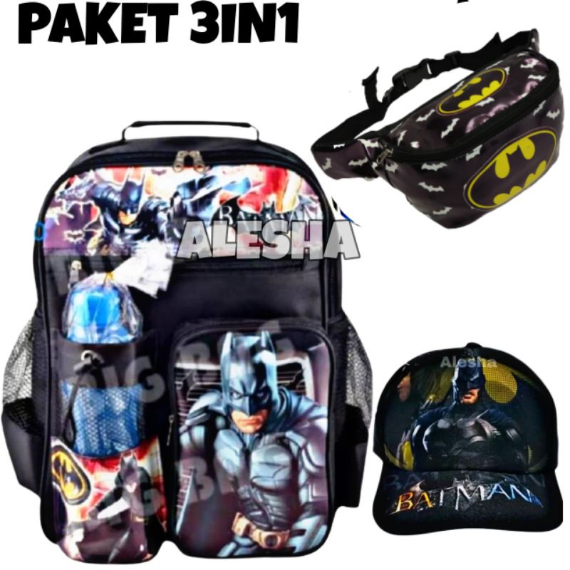 0TAS SEKOLAH/KAPTENERIKA/TAS ANAK/RANSEL ANAK/RANSEL FREE FIRE TAS ANAK LAKI LAKI RANSEL SEKOLAH TAS RANSEL BATMEN