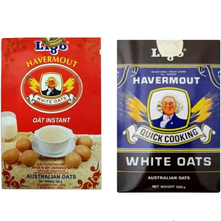 Ligo Havermout Instan / Quick Cooking 500gr Oat Instant White Oats Havermut