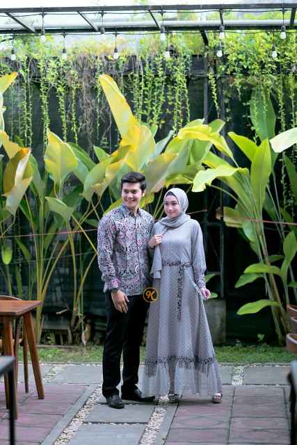 Maura Couple - Sania Ruffle Batik Couple Ori Ndoro Jowi Garansi Termurah Shopee - Batik Modern Solo