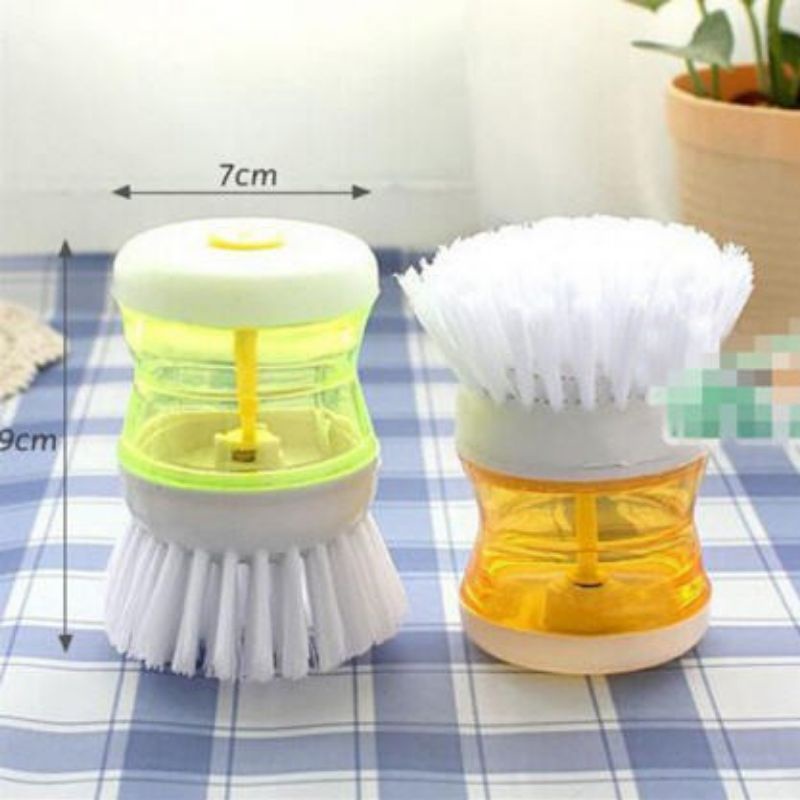 MJ88 Sikat Kotak Sabun / Dispenser Sabun kitchen cleaning brush Sikat CUCI Serbaguna Super Murah