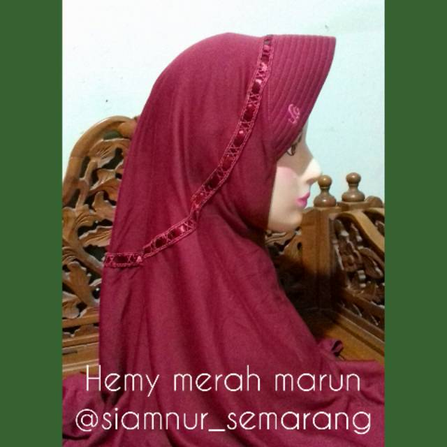 Hemy Merah Marun Size M Rabbani Semarang Shopee Indonesia