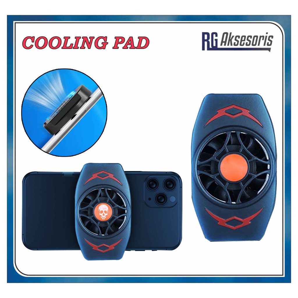 Cooling Pad Fan Mobile Phone Radiator Cooling Fan Cooler Pendingin Handphone Fan Holder Shopee Indonesia