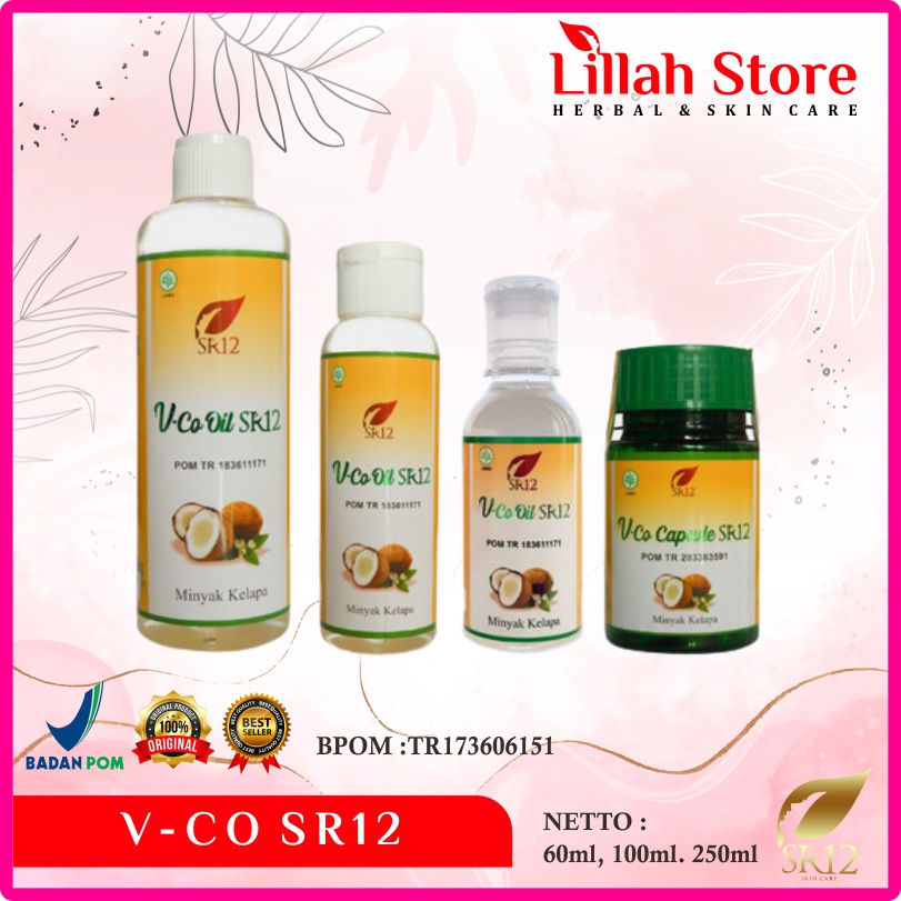 

VCO MINYAK KELAPA MURNI SR12 | VICO OIL SR 12 MINYAK KELAPA MURNI | 60 ml 100ml 250 ml Kapsul | 100% Original Official IMUN BOOSTER ALAMI DAN AMAN UNTUK KESEHATAN