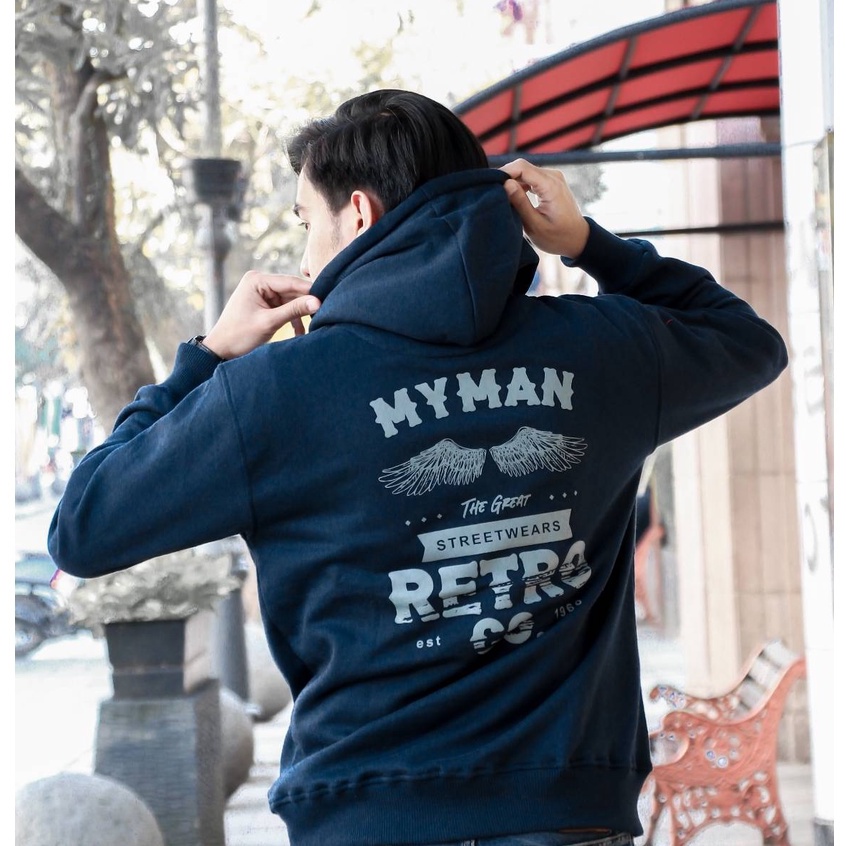 SWEATER HOODIE DISTRO PRIA ANTARES X MYMAN ORIGINAL JAPANES STYLE