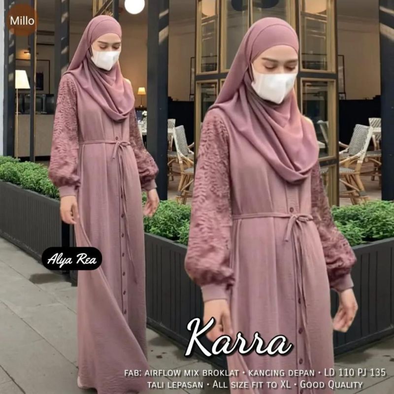 DRESS MUSLIM, Fashion Muslim, baju wanita, dress, gamis, Baju gamis, fashion wanita, Karra Dress