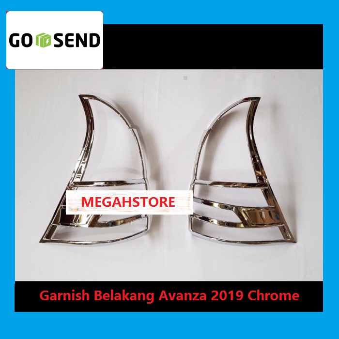 GARNISH LAMPU BELAKANG CHROME AVANZA 2019