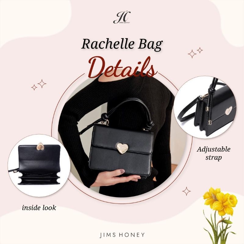 RACHELLE BAG / TAS SELEMPANG WANITA / TAS JALAN / ORIGINAL JIMSHONEY/ ANTI AIR/ JIMSHONEY MARTAPURA/JIMSHONEY BANJARBARU/JIMSHONEY BANJARMASIN