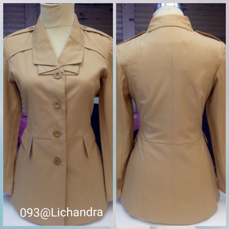 Seragam Guru Blazer lichandra Original Seragam Pramuka Seragam Dinas Guru pns seragam kerja