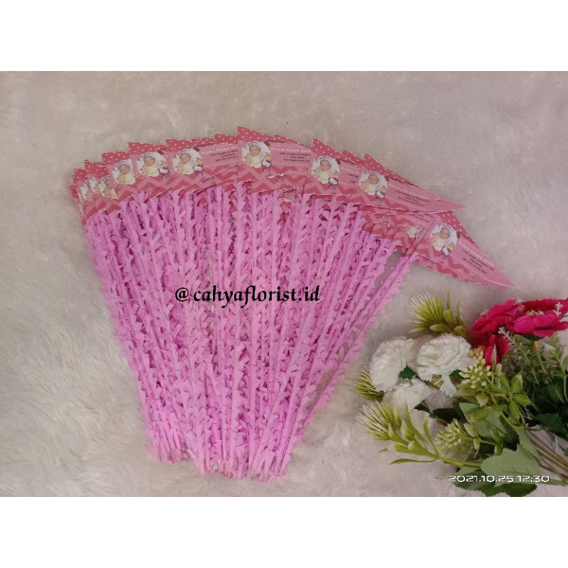 Bendera aqiqah/bendera tasyakuran bayi/bendera custom