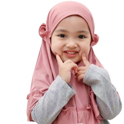 Jual Jilbab Anak Atau Jilbab Baby Dan Kerudung Anak Wanita Muslim Pink ...