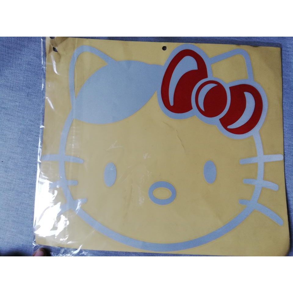 

STICKER CUTING 30 X 25 CM KEPALA HELLO KITTY PUTIH