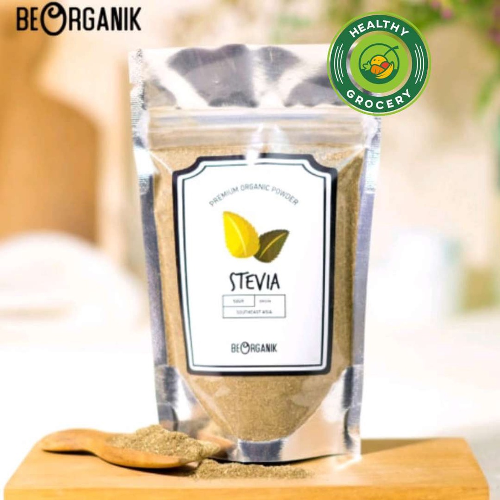 

Beorganik Stevia powder 50gr / Stevia Bubuk Pengganti Gula