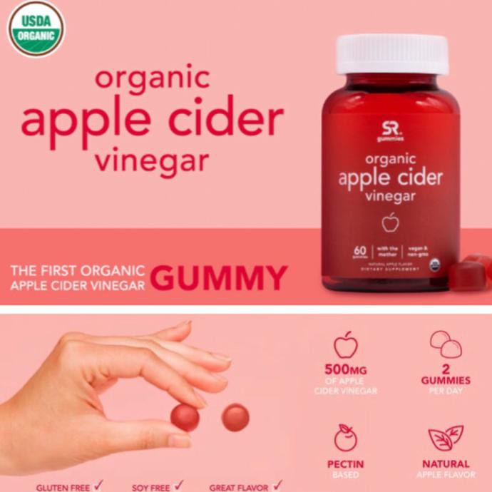 

Sports Research Organic Apple Cider Vinegar Gummies Remon_Store1