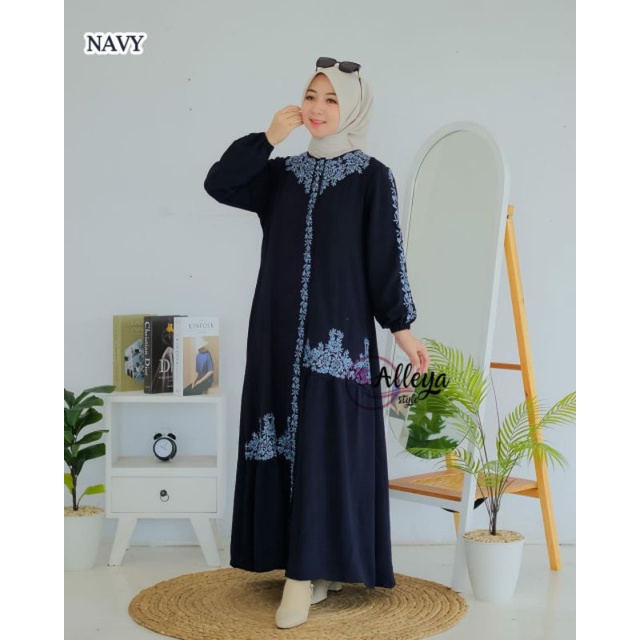 Gamis Bordir ORI  Alleya