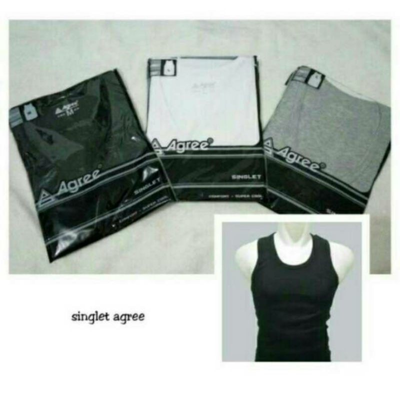 SINGLET PRIA DEWASA AGREE 004
