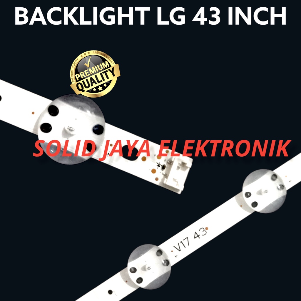 BACKLIGHT TV LED LG 43 INC 43UJ652 T 43LV640 43LV541 S 43LV640S 43UJ652T 43LV541H H ATIYLJD 43UJ 43LV LAMPU BL 10K 3V 10 MATA LENSA LED KODOK BESAR 3 VOLT LG BL LED TV 43INCH 43INC 43 IN INCH IN LG