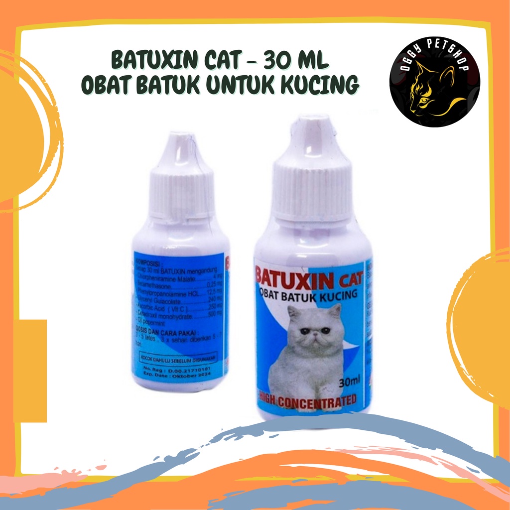 BATUXIN ; Obat Batuk untuk kucing