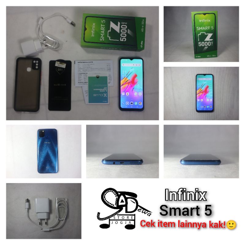 INFINIX SMART 5 ANDROID 2/32 HP 4G LTE FINGERPRINT