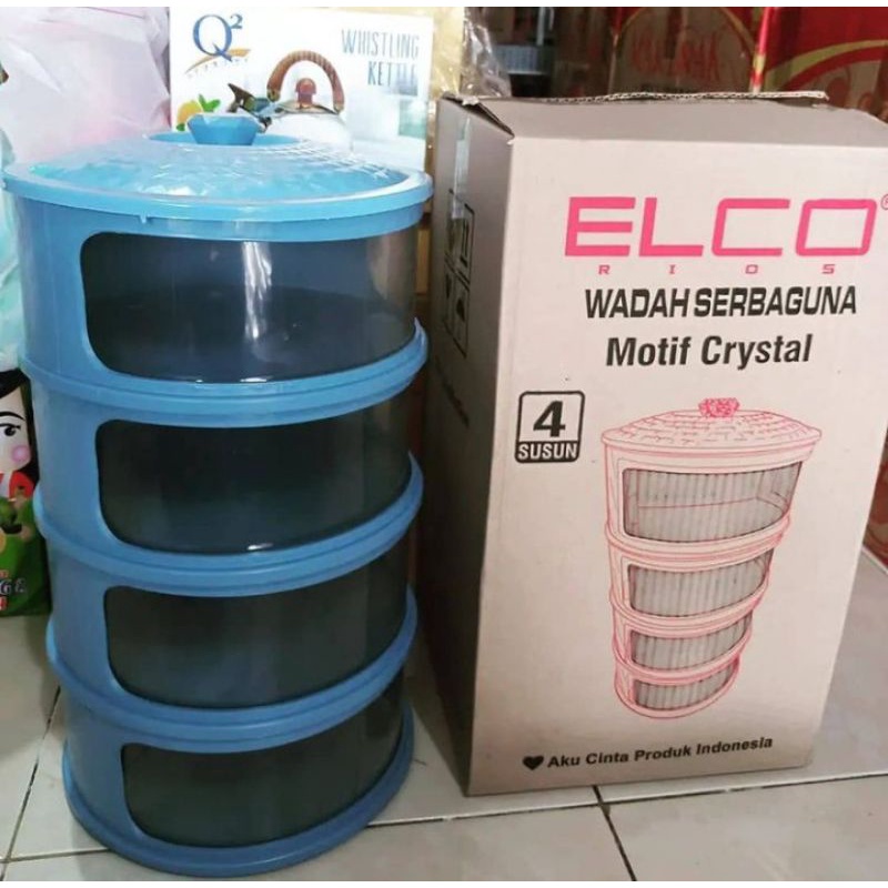 TUDUNG SAJI 4SUSUN WARNA RANDOM