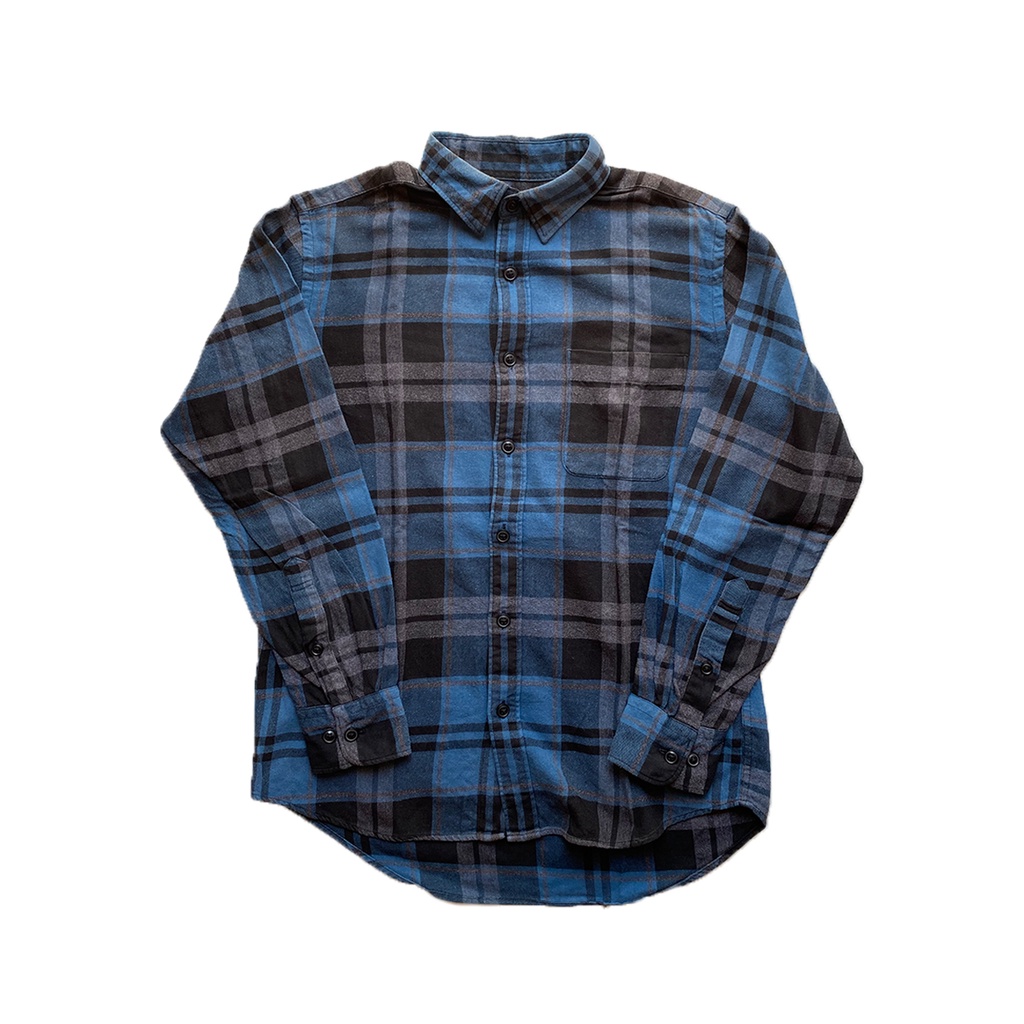 flanel pria wanita uniqlo original