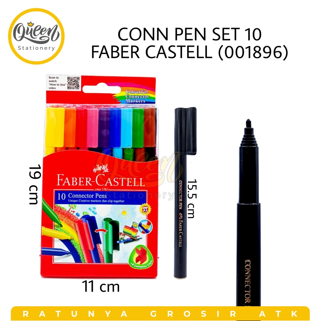 

1 SET CONNECTOR PEN SET 10 FABER CASTELL / SPIDOL WARNA (001896)
