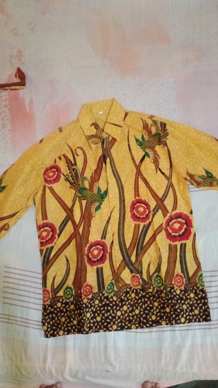 Batik Couple Keluarga Sania Ruffle Ori Ndoro Jowi Dnt Cirebonan