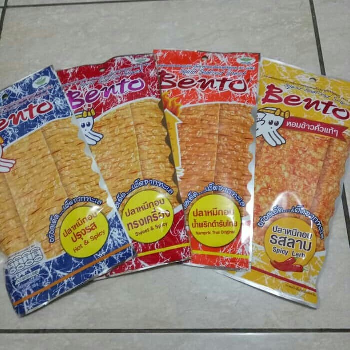 Jual Bento Juhi Squid Seafood Snack Thailand 20 g Shopee Indonesia