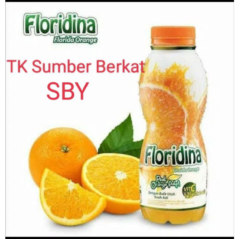 

Floridina 360 ml (isi 12 btl) jeruk