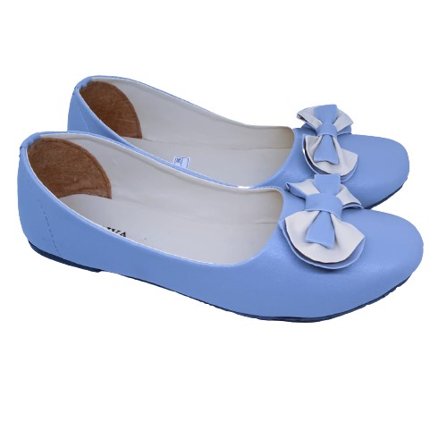 Flatshoes Wanita Pita Cream NB-07