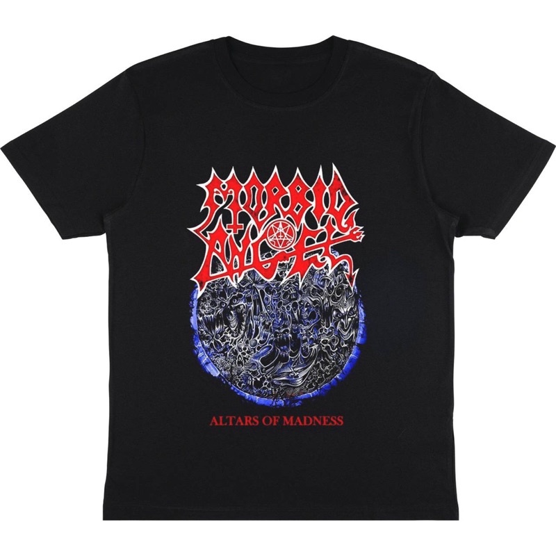 KAOS BAJU MORBID ANGEL “ALTARS OF MADNESS” | T-SHIRT BAND MORBID ANGEL | BAJU BAND MORBID ANGEL HITA