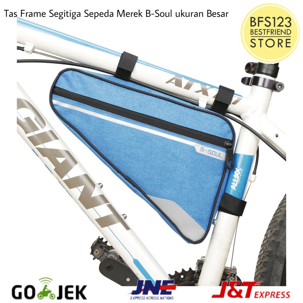 Tas Frame Segitiga Sepeda Merek B-Soul Ukuran Besar