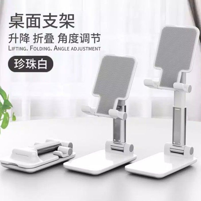 [TERMURAH] Stand Phone Holder Liftable Foldable - Penyangga / Dudukan HP Lipat-1
