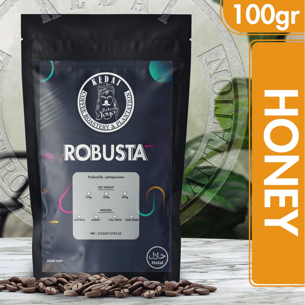

Robusta Specialty Honey 100 Gram Premium Coffee Kopi Jawa - Malang POTROJOYO