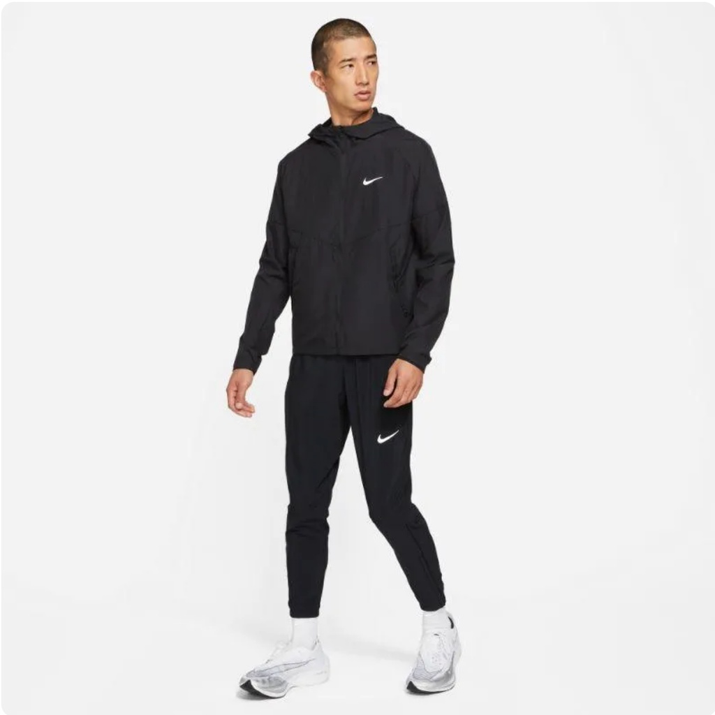 NIKE REPEL MILER JACKET BLACK DD4747-010 Men Running Jaket Original