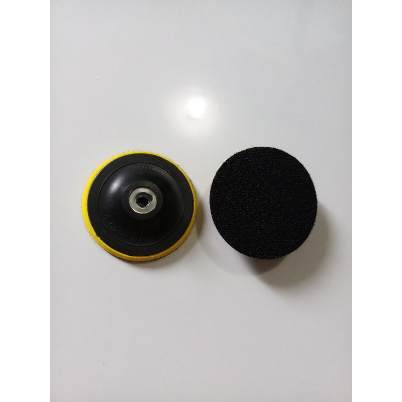 Tatakan Amplas Bulat 4&quot; (inch) / Pad amplas Bulat grinda