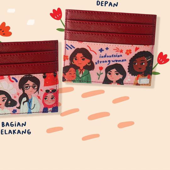 

◌ Card Case INDONESIAN STRONG WOMAN - Biru ♀