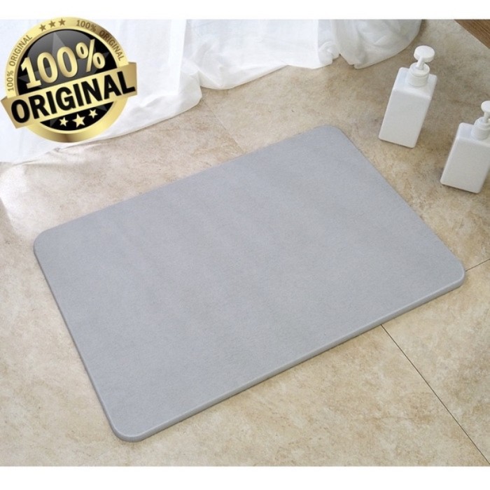 Diatomite Bath Mat Uk. XL 60x39 tanah diatom promo original