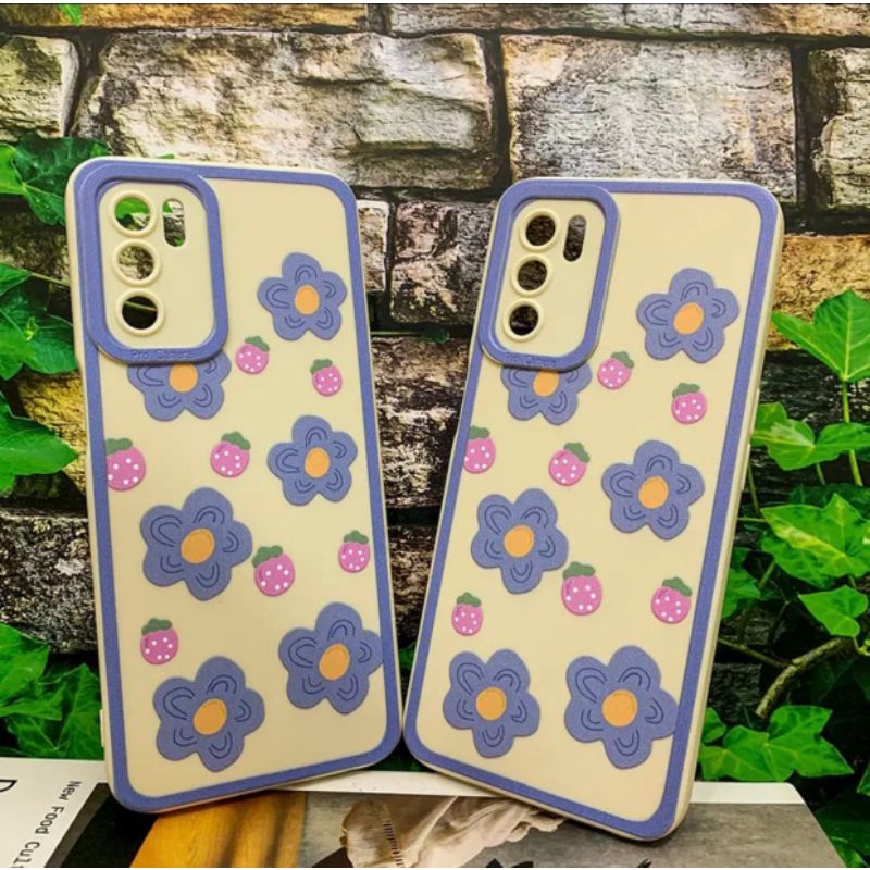 SOFTCASE MOTIF LUKISAN MINYAK BUNGA IPHONE 7 PLUS 8 PLUS X XS XS MAX XR - UA