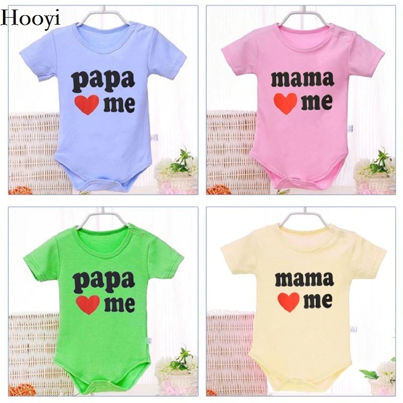 Hot Deal Produk Import Hooyi Bayi Bodysuit Laki-laki Pakaian Pakaian Baru Lahir Bayi perempuan