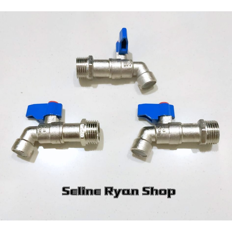 Kran Air / Kran Tembok Gagang Pendek 1/2"