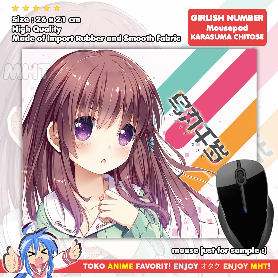 Mousepad Anime Girlish Number : Karasuma Chitose