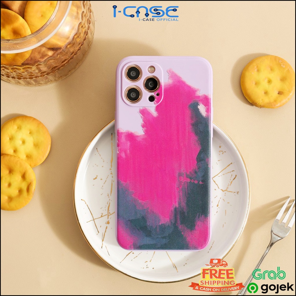 Softcase Water Color (1) for iPhone 12 PRO MAX 11 X XS XR 8 7 6 6+ 7+ 8+ SE