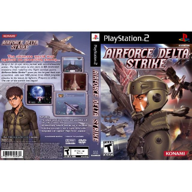 Kaset Ps2 Game Air Force Delta Strike