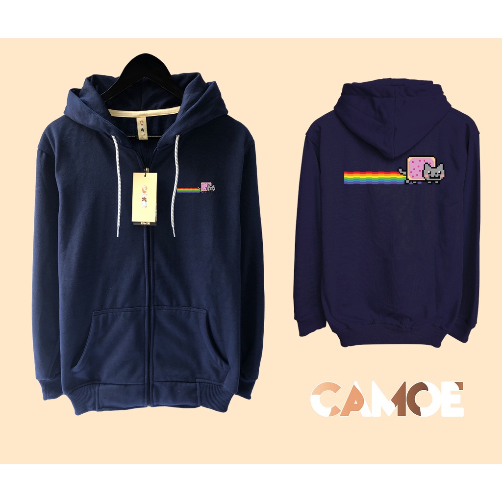 Jual Jaket Hoodie Zipper Meme Nyan Cat NFT Indonesia