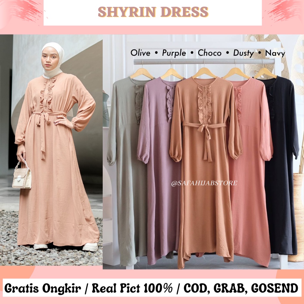 SHYRIN DRESS / DRESS POLOS / DRESS KONDANGAN / DRESS BUSUI